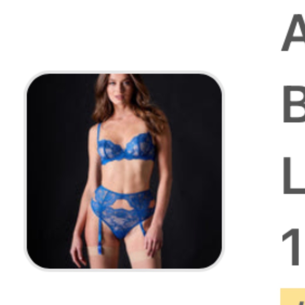 Journelle Anais set in lapis, never worn still sealed